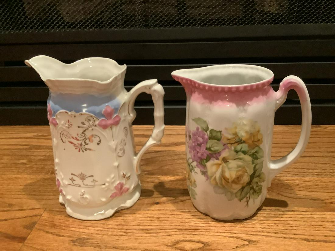 lot of 2 Victorian pitchers (1 of 1)