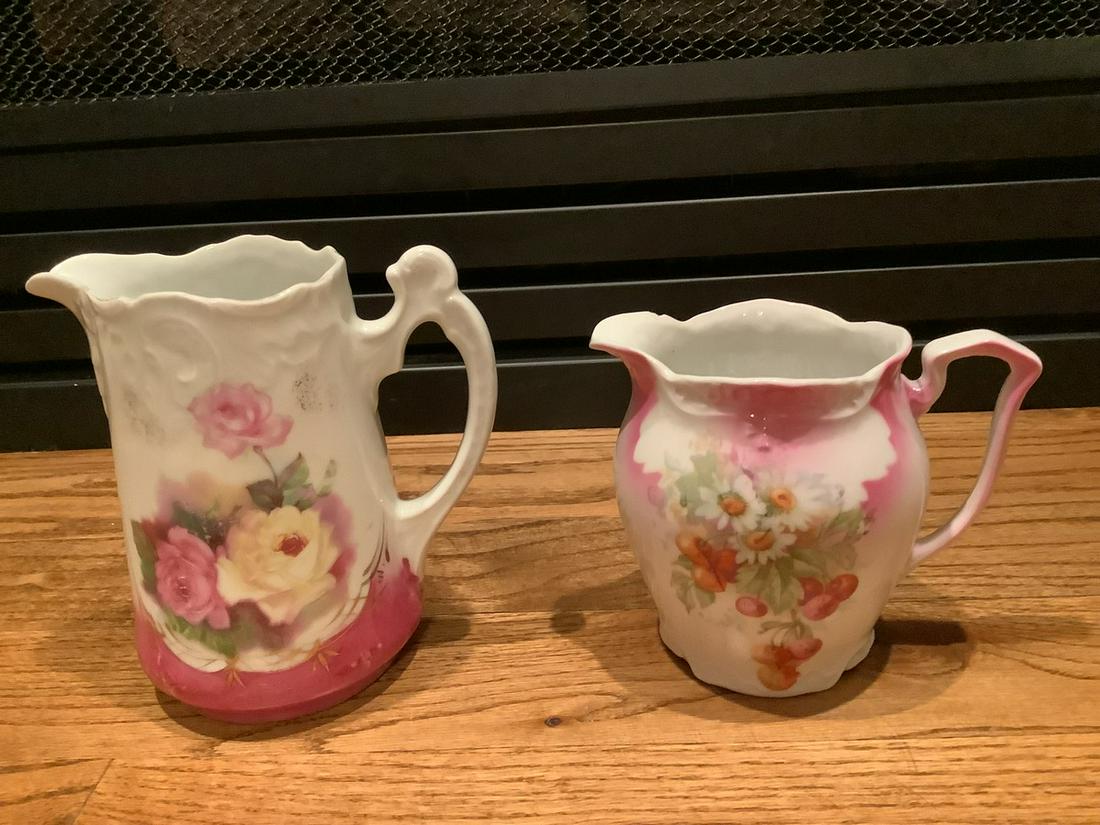 lot of 2 Victorian pitchers (1 of 1)