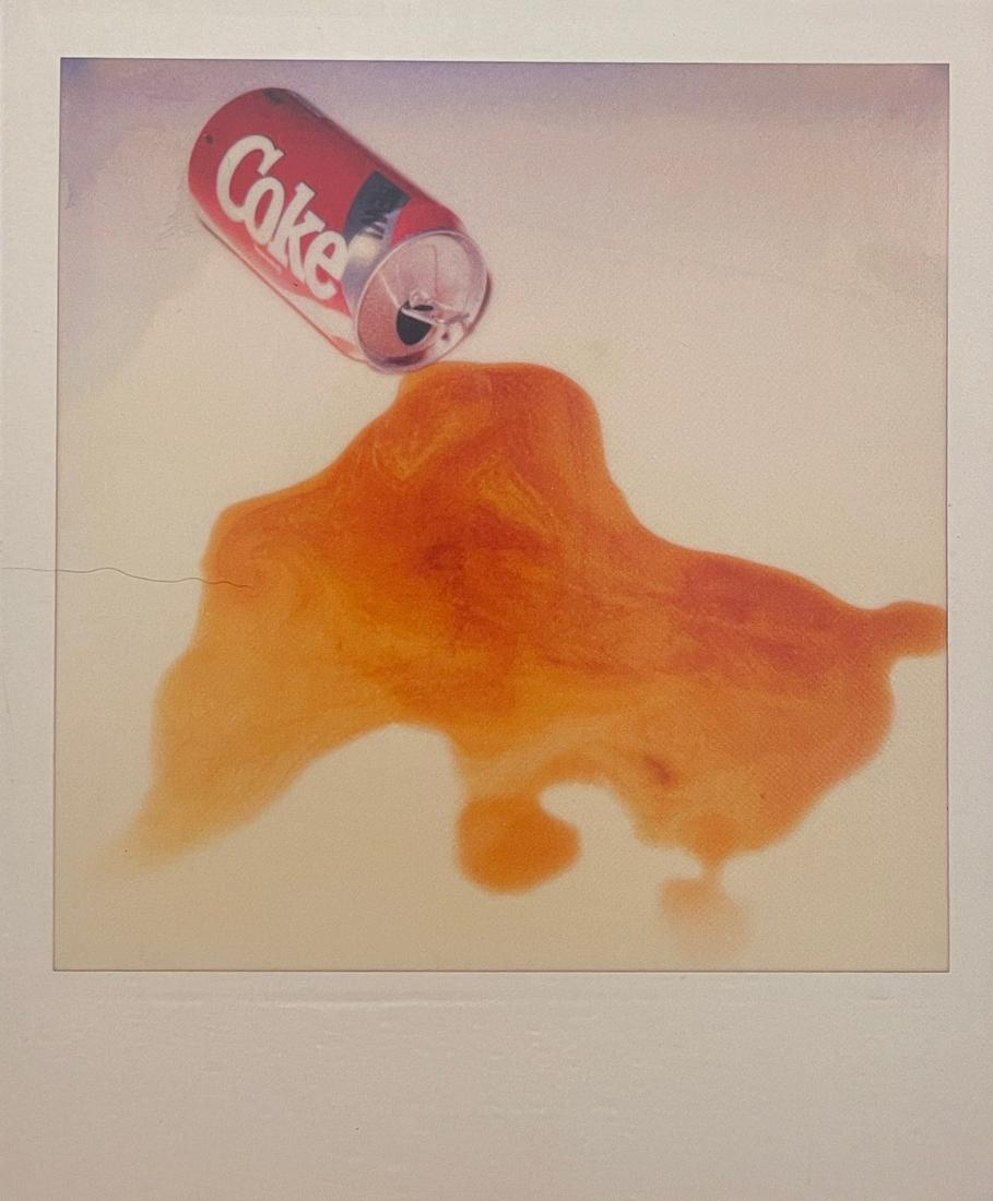 Andy Warhol - Coke Can, 1984: ANDY WARHOL (1928-1987) Coke Can, 1984 Polaroid Print 6 1/4" x 7 1/4" Andy Warhol was a leading figure in the Pop Art movement. Like his contemporaries Roy Lichtenstein and Robert Rauschenberg, Warhol