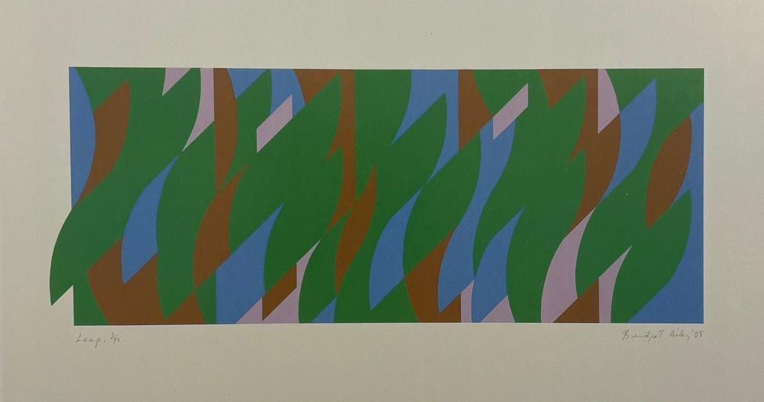 Bridget Riley - Leap, 2008 - Plate Signed (1 of 1)