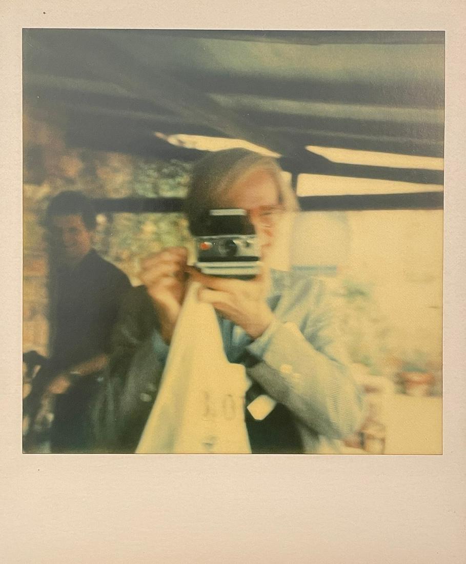 Andy Warhol - Warhol, Rome, 1973: ANDY WARHOL (1928-1987) Warhol, Rome, 1973 Polaroid Print 6 1/4" x 7 1/4" Andy Warhol was a leading figure in the Pop Art movement. Like his contemporaries Roy Lichtenstein and Robert Rauschenberg, Wa