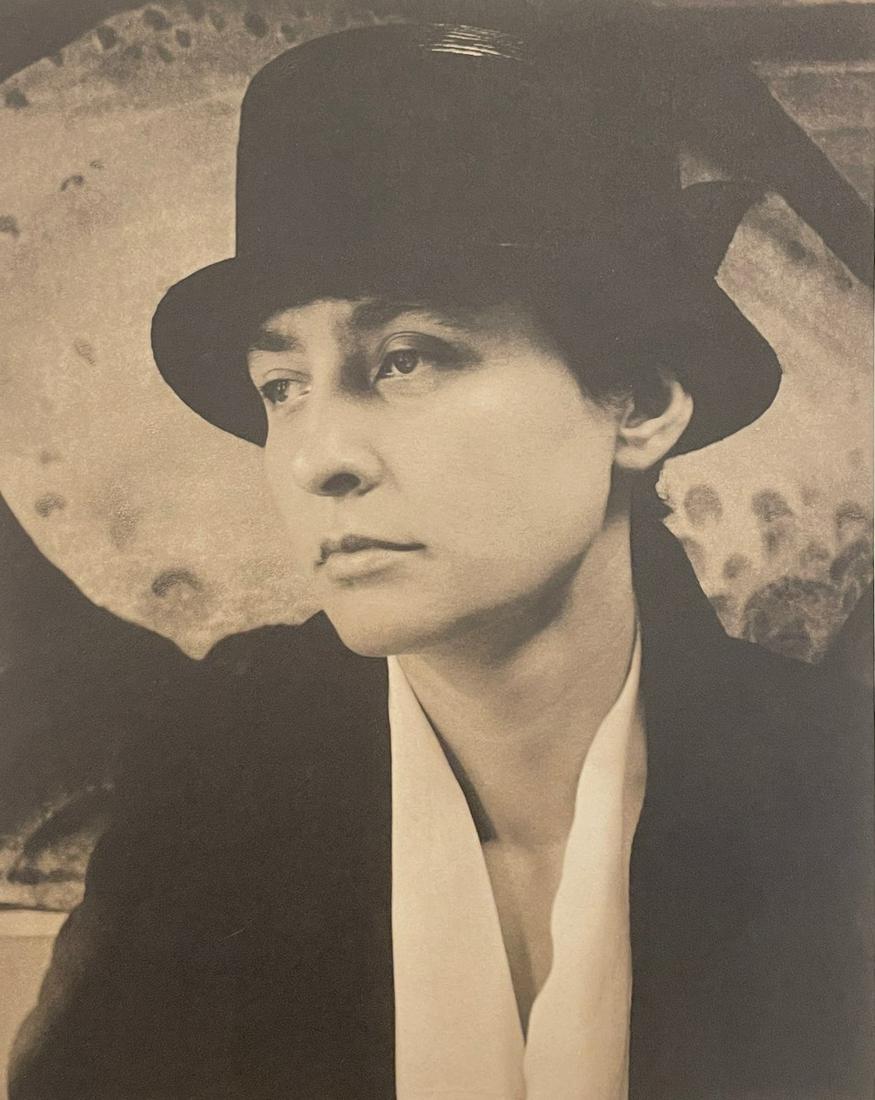 Alfred Stieglitz - Georgia O Keeffe, 1918: ALFRED STIEGLITZ (1864-1946) Georgia O Keeffe, 1918 Print in Colors, Printed in the 1980s 7" x 8 3/4" Alfred Stieglitz was a renowned photographer who contributed greatly to the development of Moderni