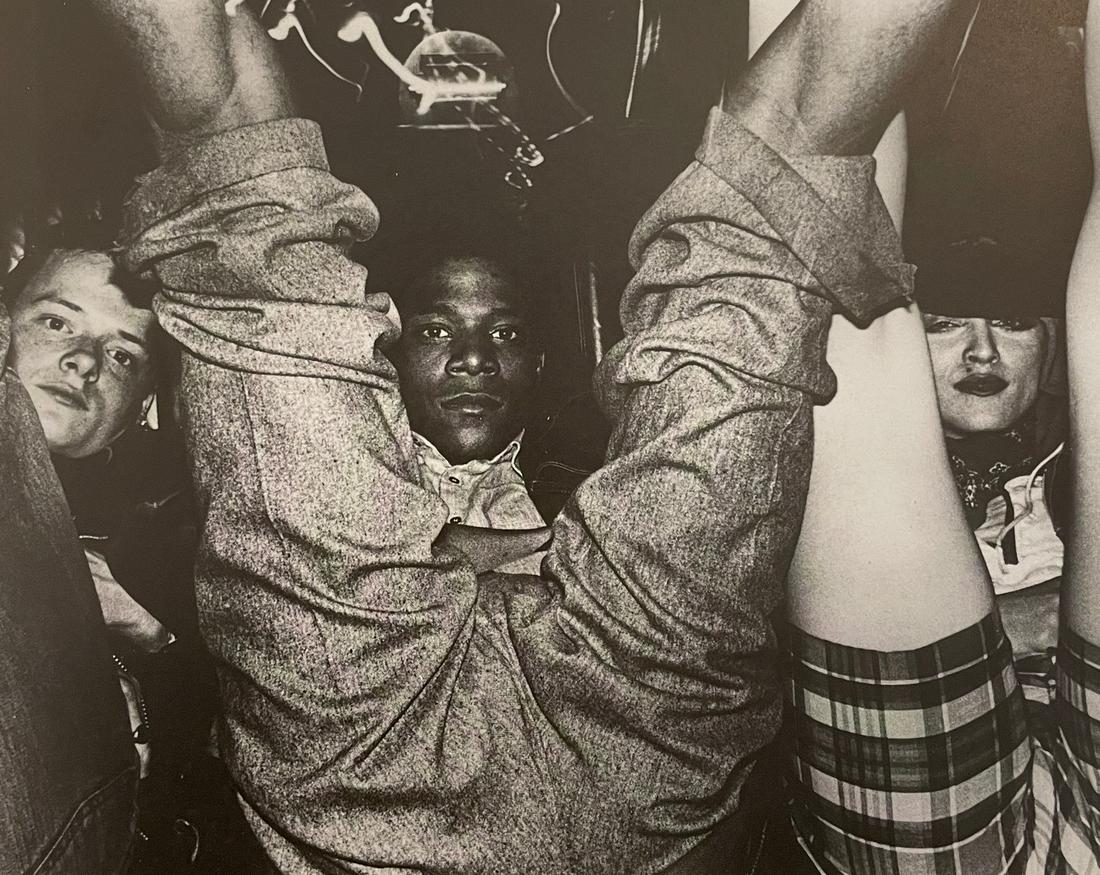 Jean Michel Basquiat - Martin Burgoyne, Basquiat, and Madonna, 1983 (1 of 1)