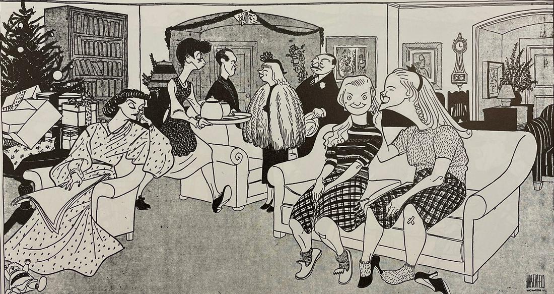 Al Hirschfeld - Miss, 1941 (1 of 1)