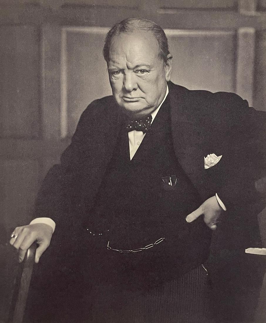 Yousuf Karsh - Winston Churchhill - Sheet-Fed Gravure (1 of 1)