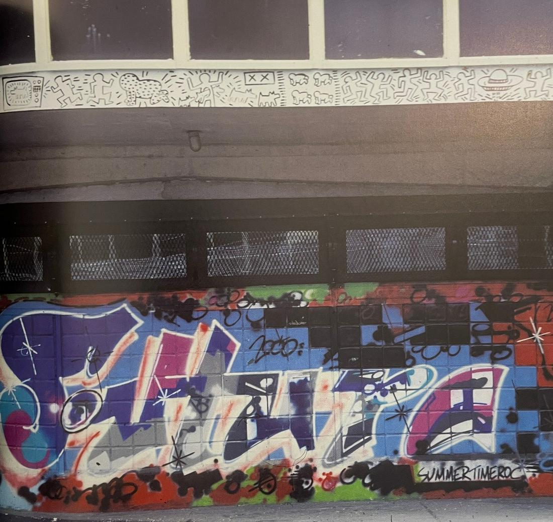 Keith Haring - Futura 2000 Mural and Haring Frieze, 1981 (1 of 1)