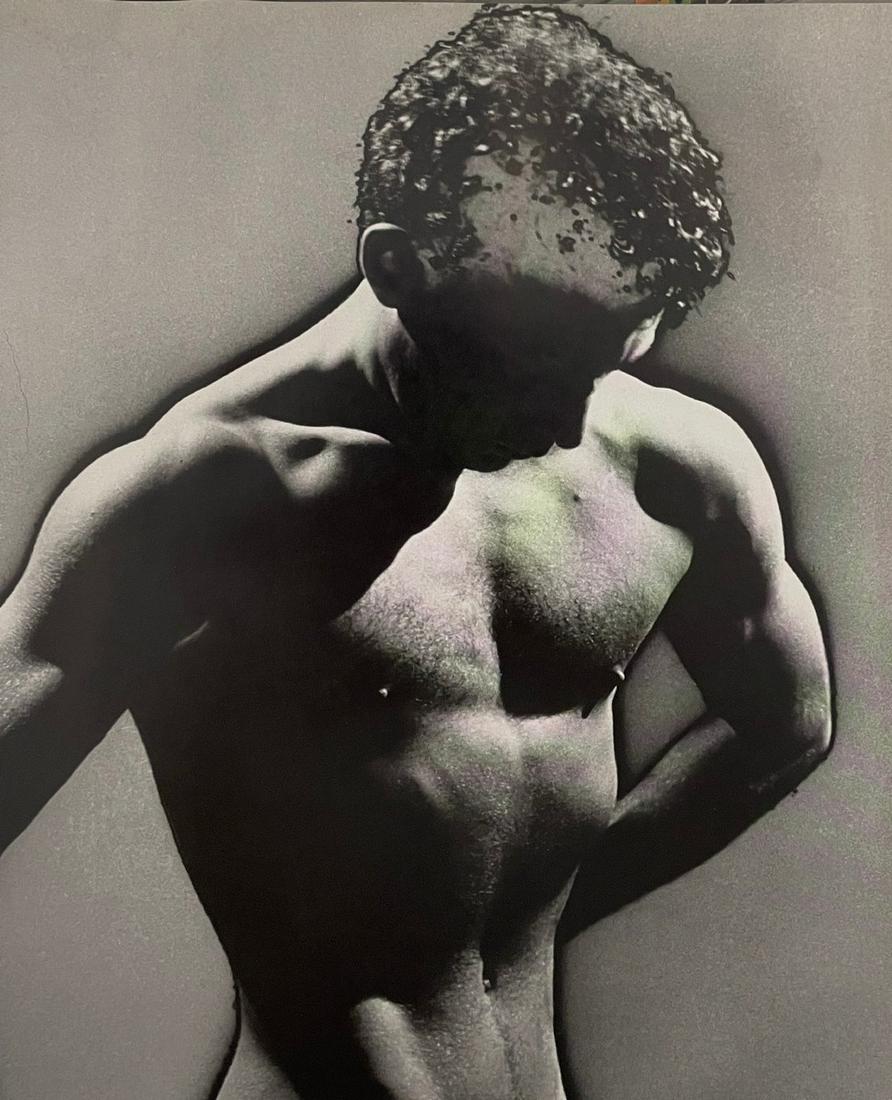 Man Ray - Male Nude, Undated: MAN RAY (1890-1976) Male Nude, Undated Print in Colors 8 1/2" x 10 1/2" Man Ray was an American avant-garde artist and leading figure in the Dada and Surrealist movements. A pioneer in painting, film,
