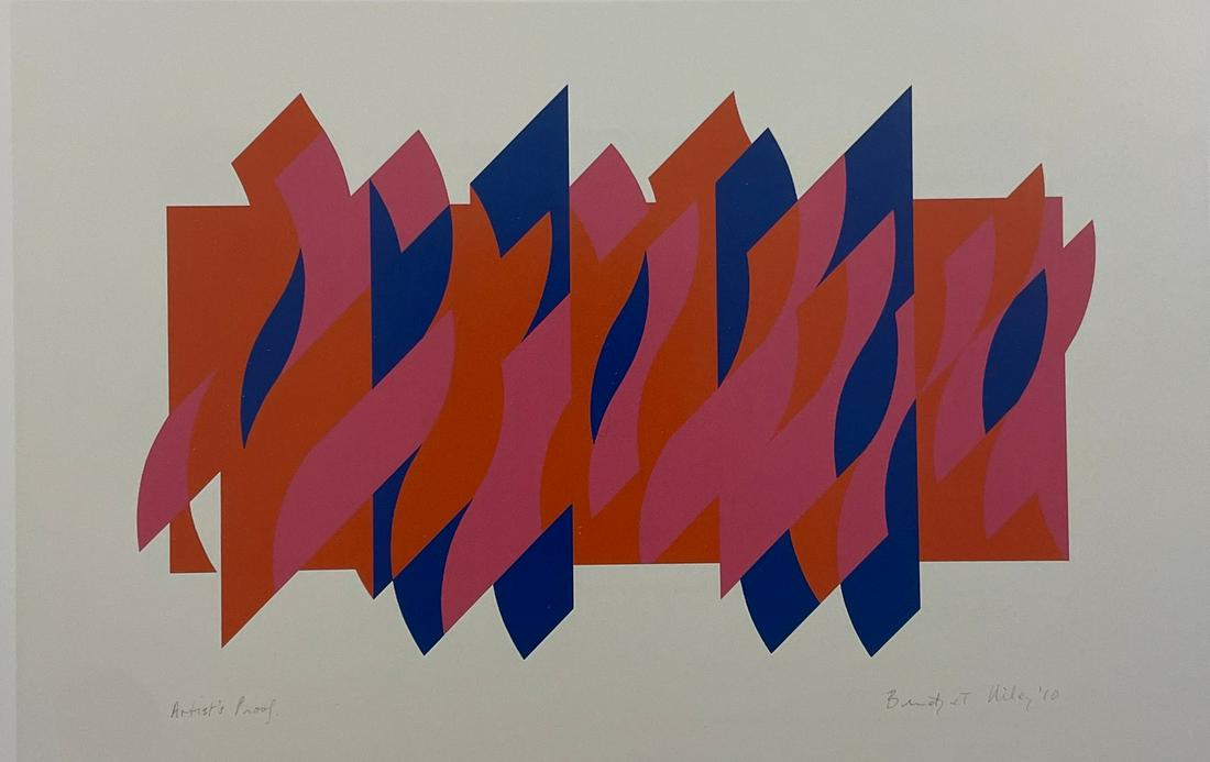 Bridget Riley - Red Red Blue, 2010 - Plate Signed (1 of 1)