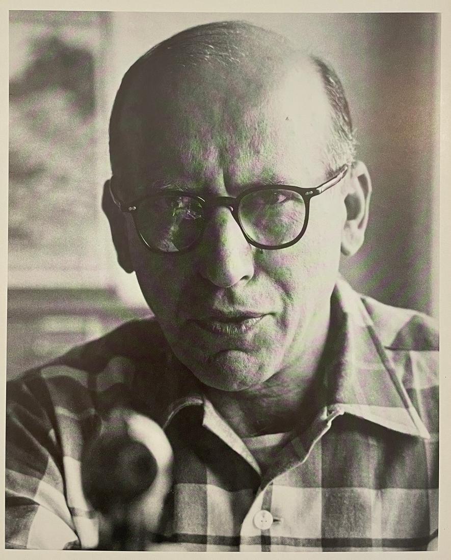 Hans Namuth - Saul Steinberg, 1965: HANS NAMUTH (1915-1990) Saul Steinberg, New York City, 1965 Print in Colors 10" x 13" Hans Namuth was a German-born American photographer known for his portraits of famous artists such as Jackson Poll