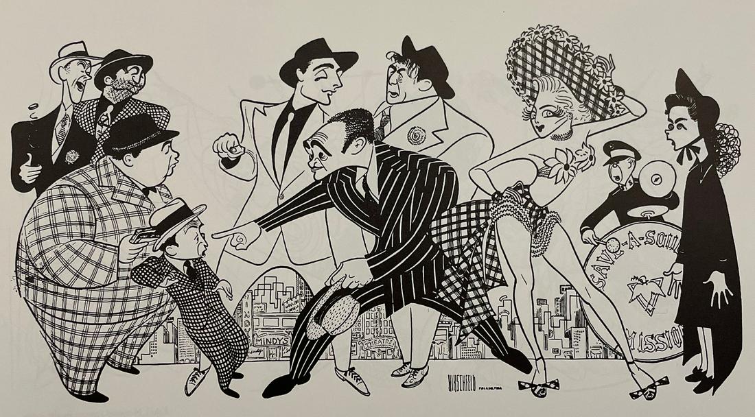 Al Hirschfeld - Guys and Dolls, 1950 (1 of 1)