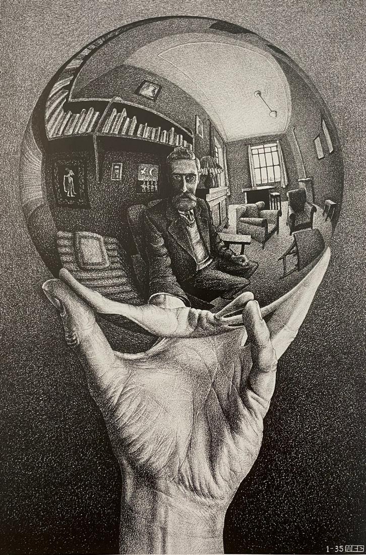 MC Escher - Hand with Reflecting Globe (1 of 1)