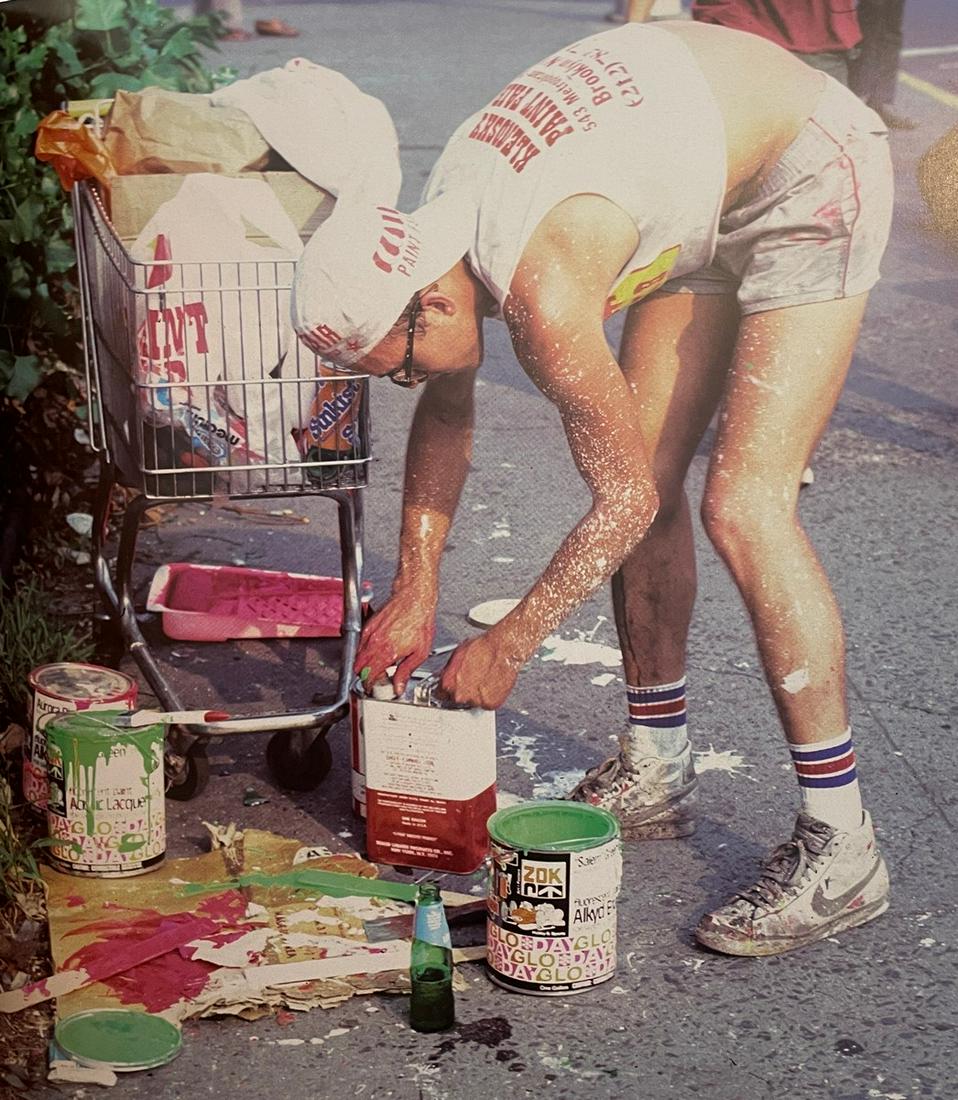 Keith Haring - Mural at houston Street and Bowery, 1982 (1 of 1)