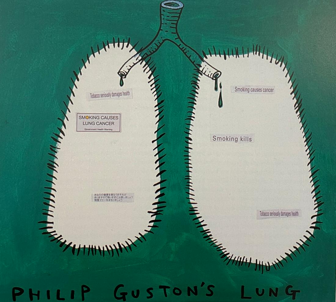 Yoshitomo Nara - Nara and David Shrigley, Untitled, 2002: YOSHITOMO NARA (B. 1959) Yoshitomo Nara and David Shrigley, Untitled, 2002 Print in Colors 7 3/4" x 8 1/2" Yoshitomo Nara is a Japanese artist best known for his paintings of children and animals that
