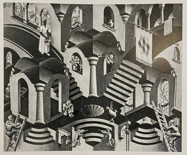 M.C. Escher Drawings for Sale at Auction