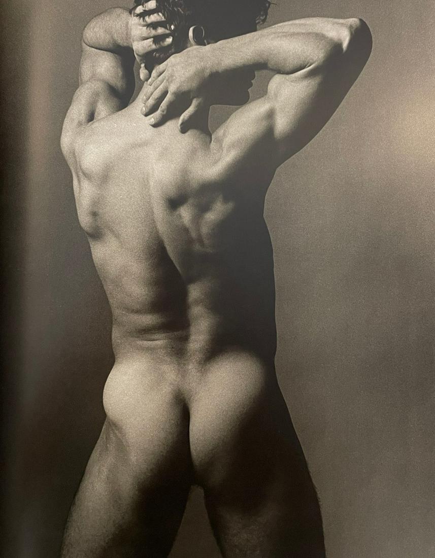 Ken Haak - Male Nude, 1984: KEN HAAK (1923-1991) Male Nude, 1984 Print in Colors 10 1/4" x 13 1/4" Ken Haak was a celebrated fashion photographer. A native of Glendale, California, Haak attended the Art Center School in Los Ange