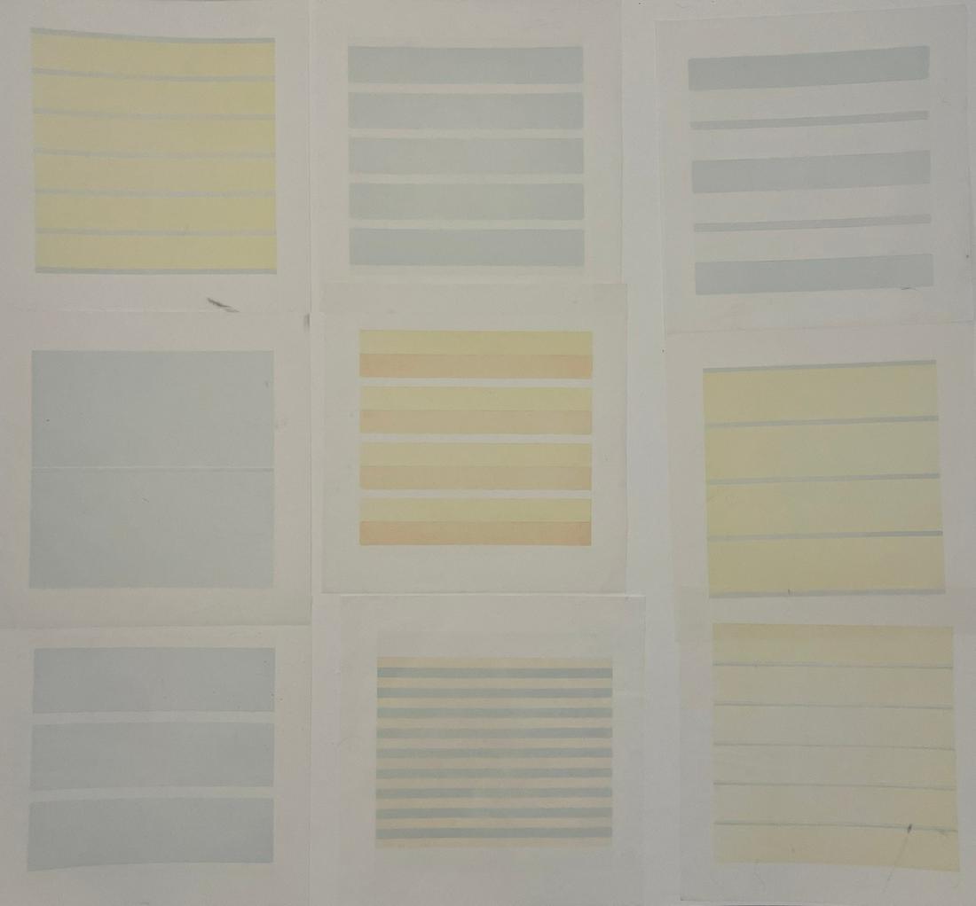 Agnes Martin - Lot of 9 - Lithographs (1 of 10)
