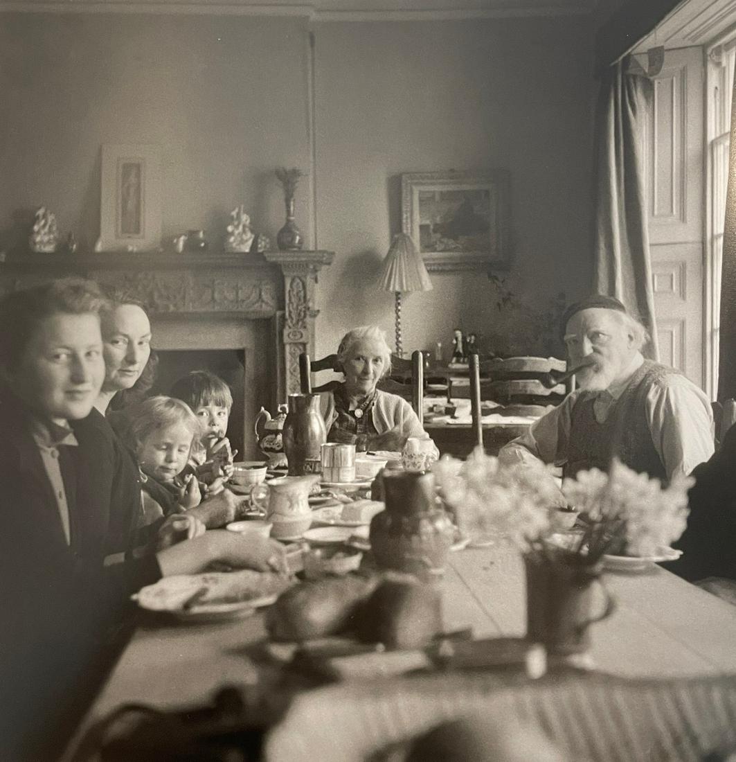 Cecil Beaton - Augustus John, 1952: CECIL BEATON (1904-1980) Augustus John and Dorothy McNeill, Fryern Court, Fordingbridge, Hampshire, 1952 Print in Colors 10 1/4" x 10 1/2" Cecil Beaton was a British photographer and designer best kno