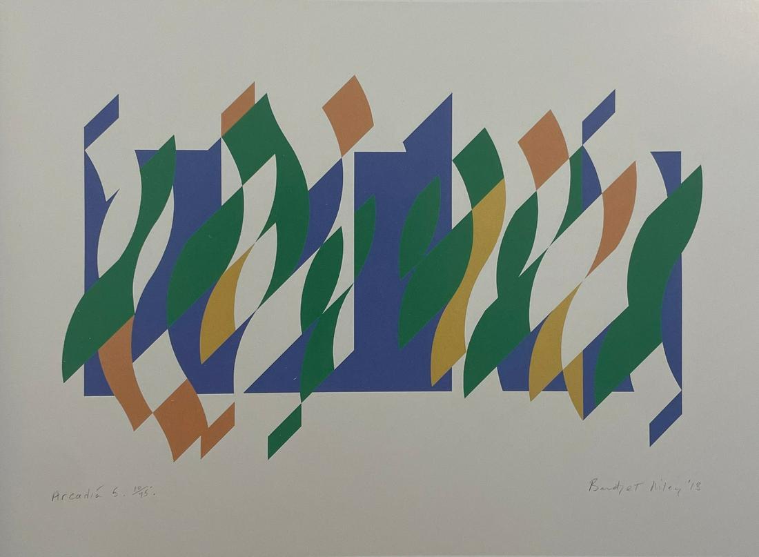 Bridget Riley - Arcadia 5, 2013 - Plate Signed (1 of 1)