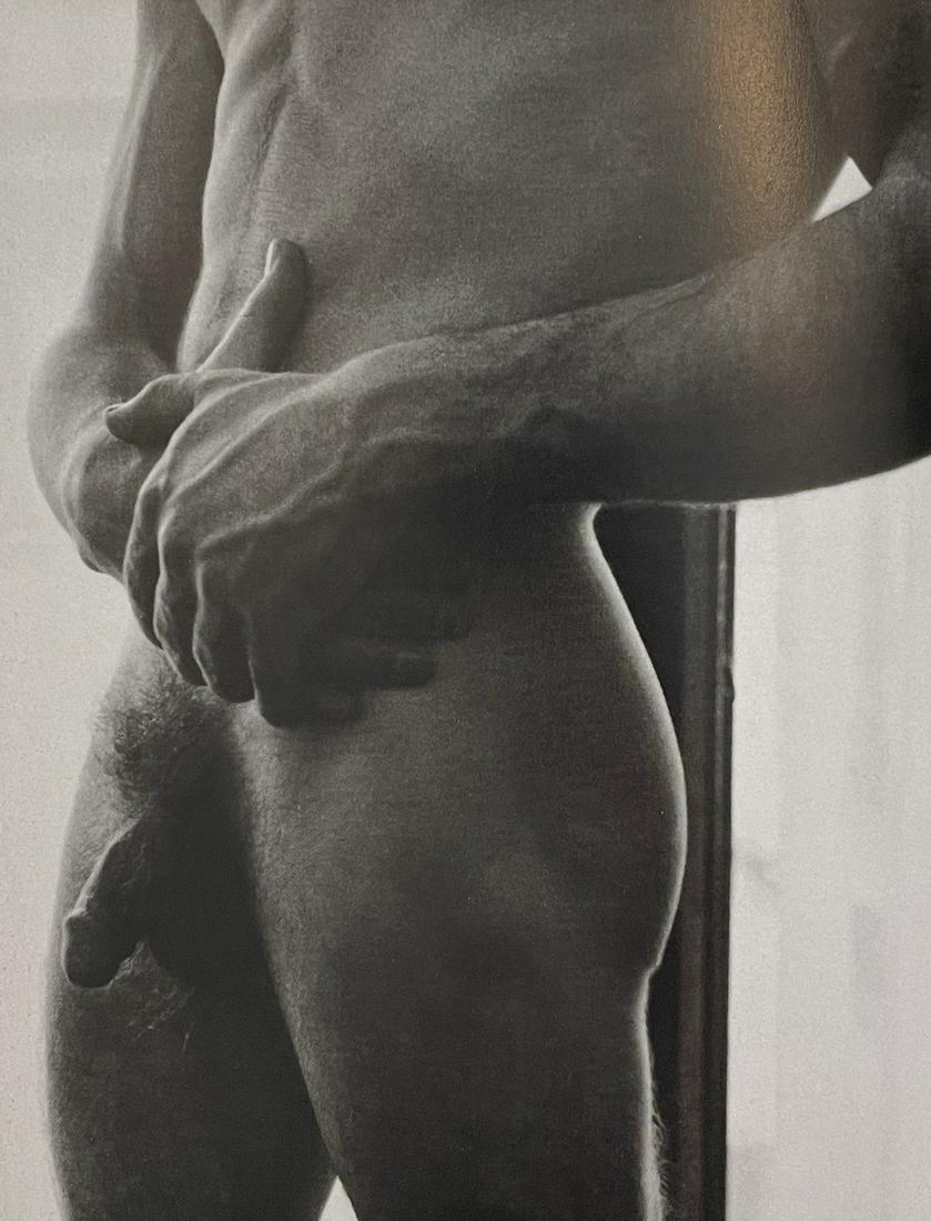 Male Nude - Minor White, 1948 - Print in Colors: MINOR WHITE Male Nude, 1948 Print in Colors 4 1/2" x 6"