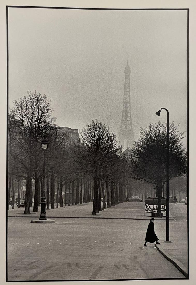 Henri Cartier Bresson - Untitled, 1955: HENRI CARTIER BRESSON (1908-2004) Untitled, 1955 Print in Colors 5 3/4" x 8 3/4" Henri Cartier-Bresson was a French photographer and filmmaker known as a pioneer of street photography. His dramatic bl