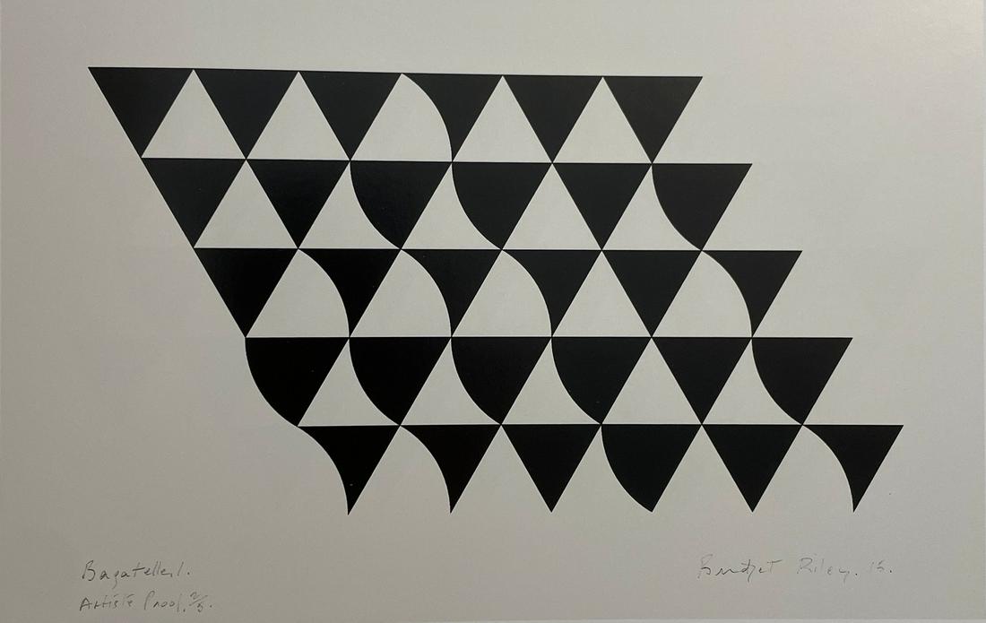 Bridget Riley - Bagatelle 1, 2015 - Plate Signed (1 of 1)
