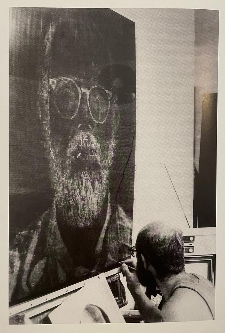 Chuck Close - Chuck Working on Self-Portrait, 1977 (1 of 1)