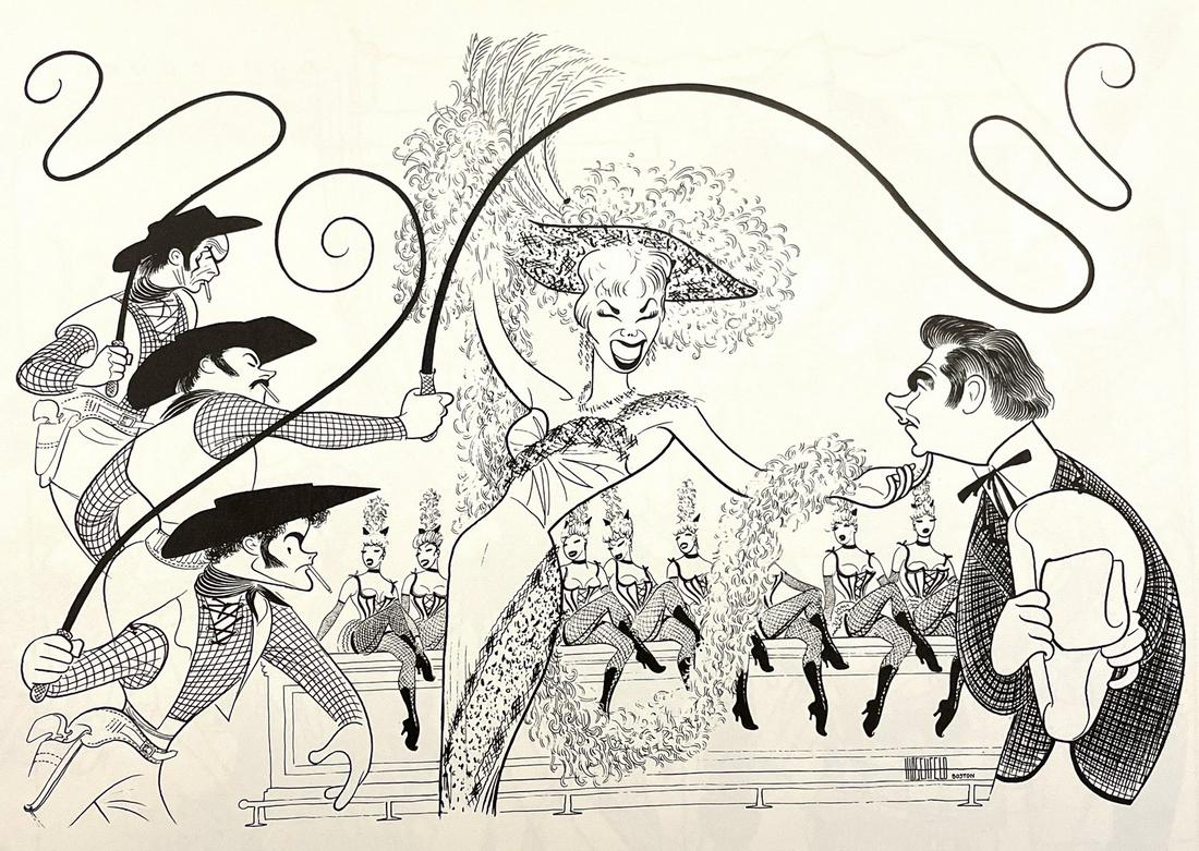Al Hirschfeld - Destry Rides Again, 1959 (1 of 1)