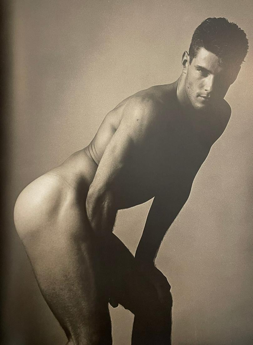 Ken Haak - Male Nude, 1980: KEN HAAK (1923-1991) Male Nude, 1980 Print in Colors 10 1/4" x 13 1/4" Ken Haak was a celebrated fashion photographer. A native of Glendale, California, Haak attended the Art Center School in Los Ange