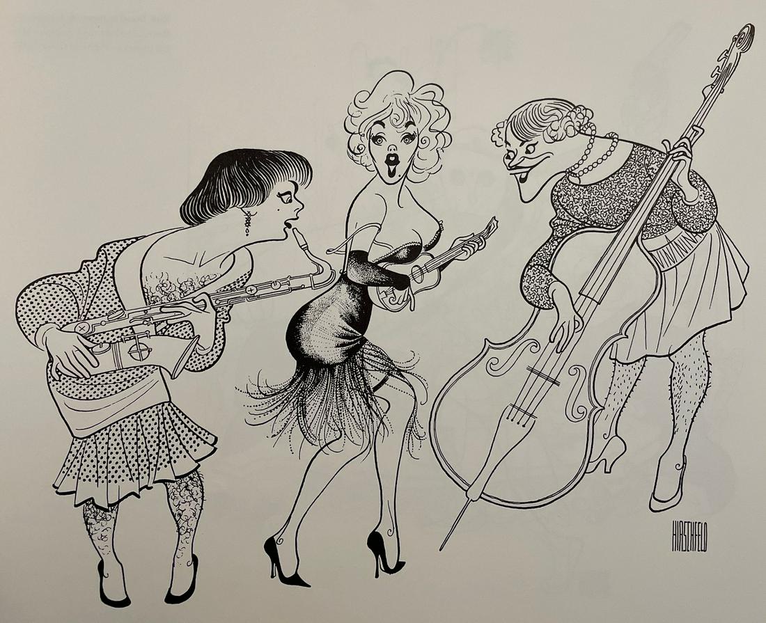 Al Hirschfeld - Some Like It Hot, 1959 (1 of 1)