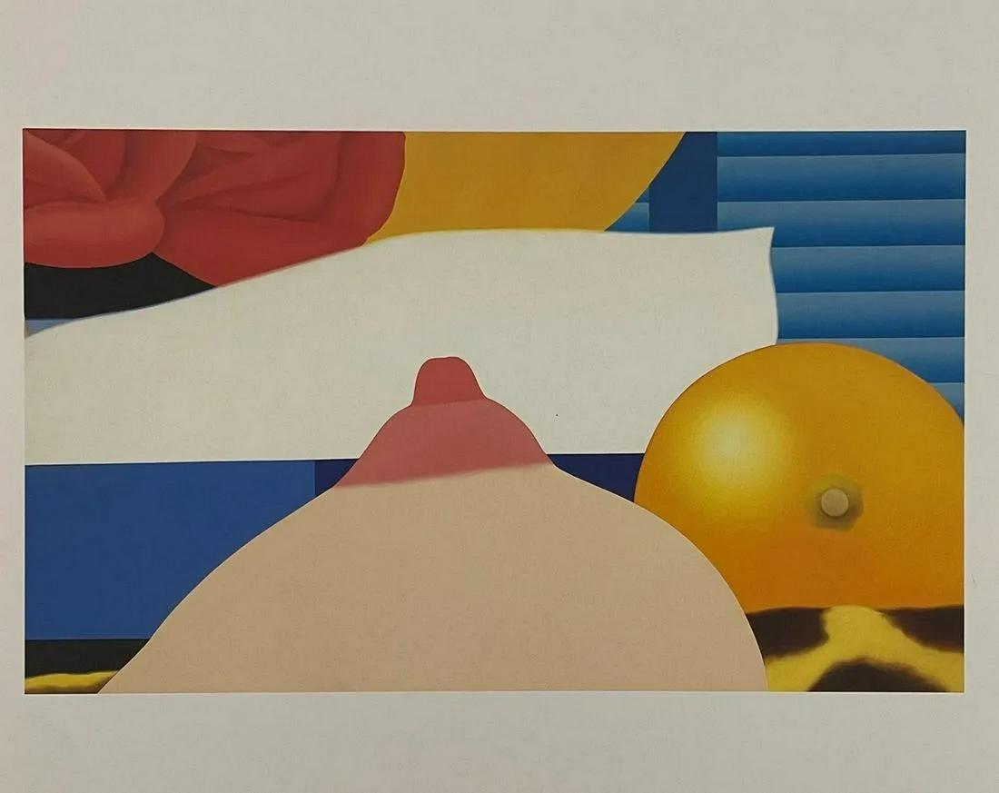 Tom Wesselmann - Bedroom Painting #6, 1967: TOM WESSELMANN (1931-2004) Bedroom Painting #6, 1967 Print in Colors 8 1/4" x 5"