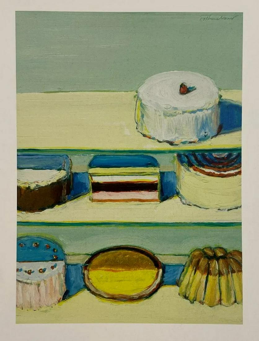 Wayne Thiebaud - Shelf Cakes, 2008 (1 of 1)