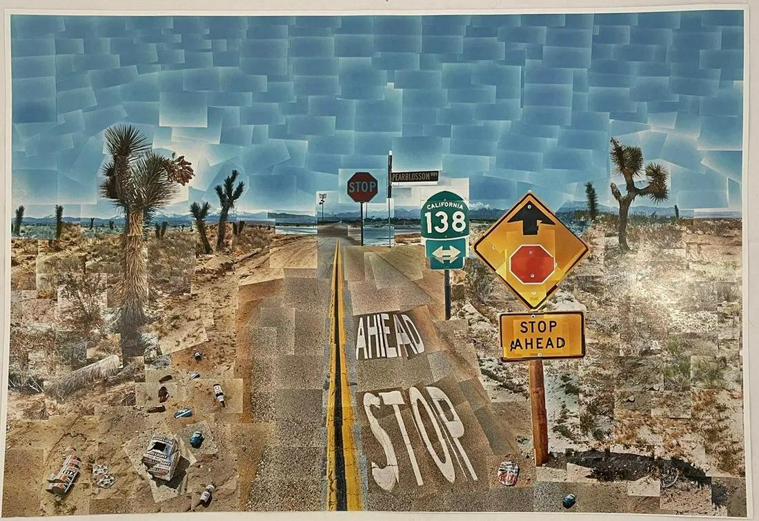 David Hockney - Pearblossom Highway - Offset Lithograph (1 of 4)