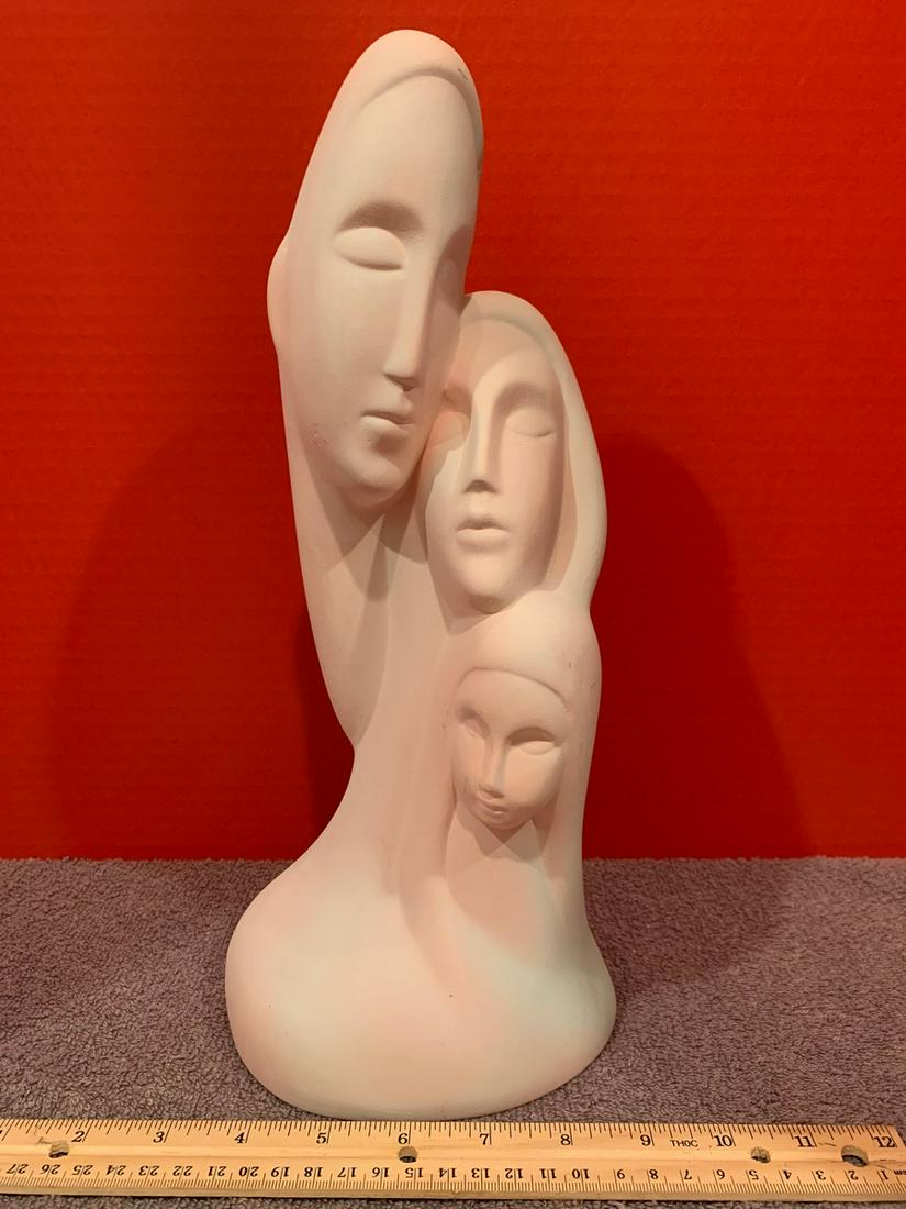 Family Statue, approx 14" tall x 5" wide (1 of 1)