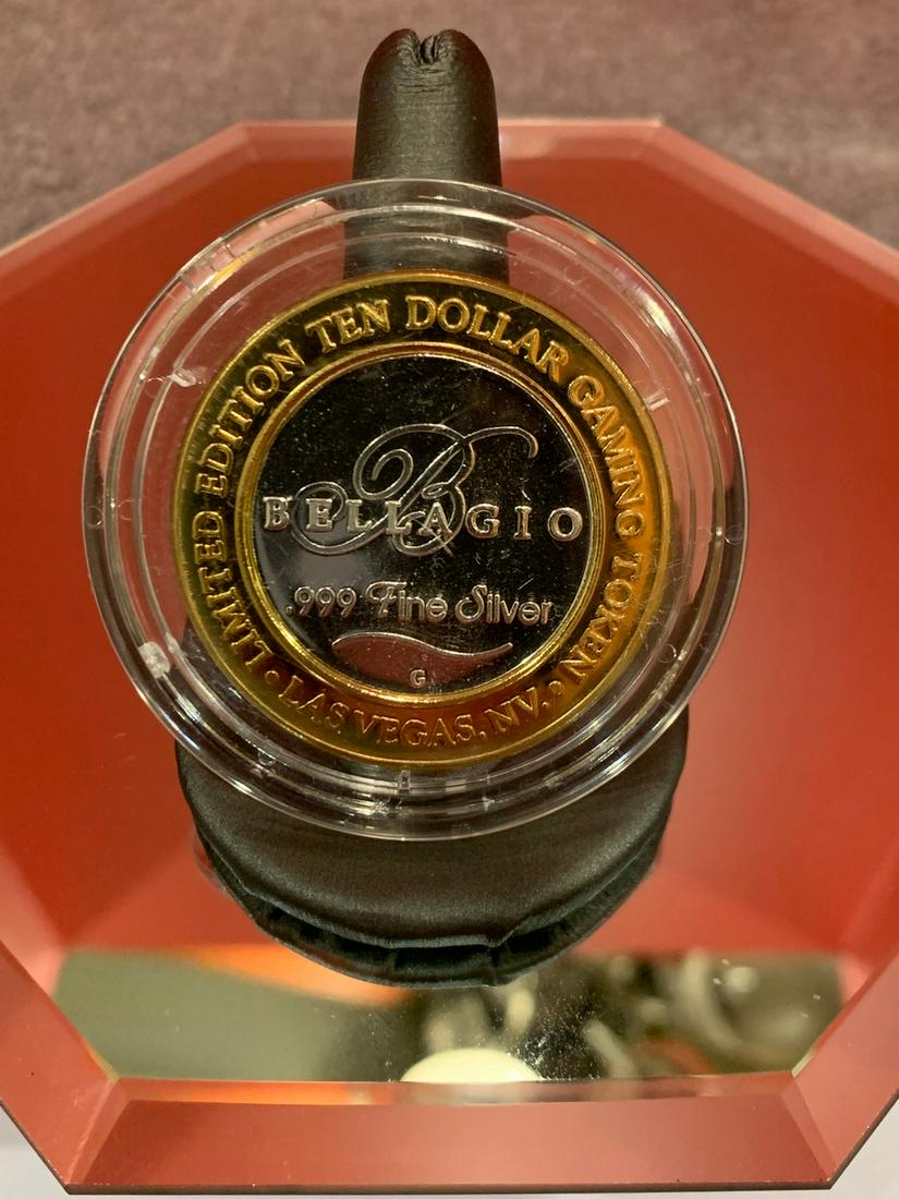 .999 Fine Silver Coin Bellagio, Las Vegas N.V. (1 of 1)