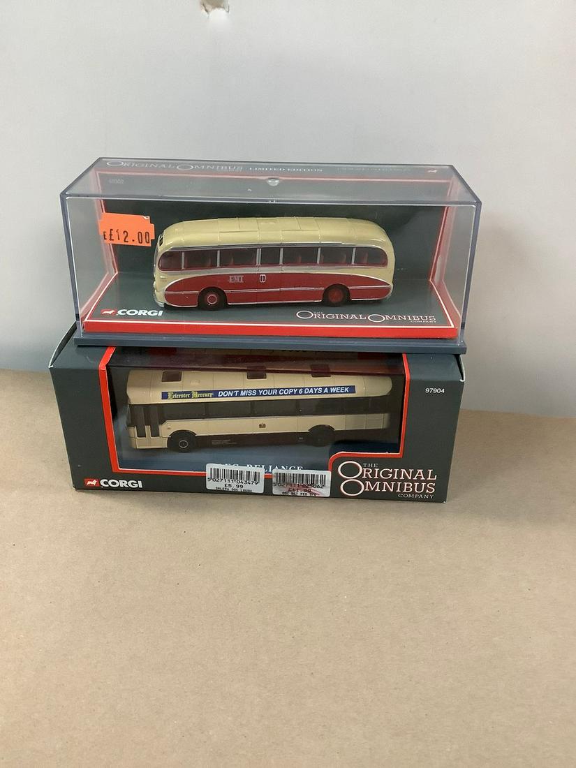 Lot of 2 Corgi The Original Omnibus Company Limited Edition Models Scales 1:76 (1 of 1)