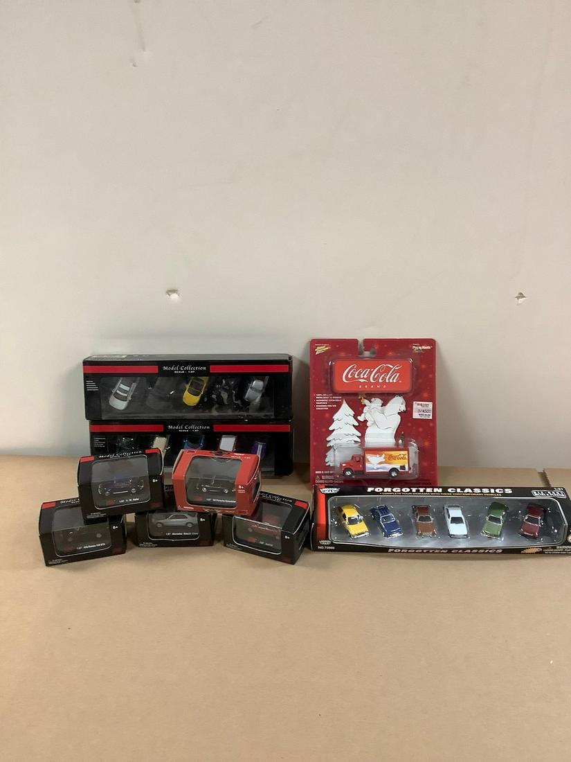 Lot of Model Collection Malibu International Ltd Cars Scales 1:87, Johnny Lightning  Coca Cola (1 of 1)