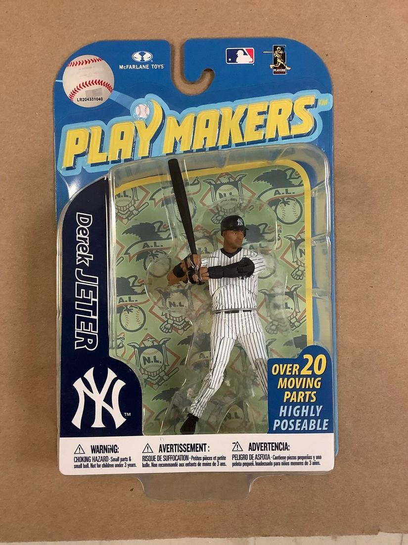 McFarlane Toys Play Makers Derek Jeter Figure NIB (1 of 1)