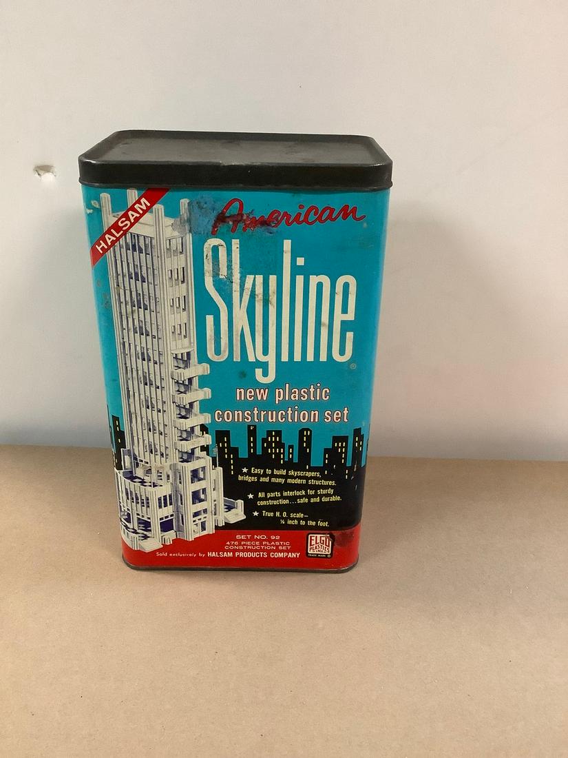 Vintage Halsam American Skyline Plastic Construction Set No. 92 (1 of 1)