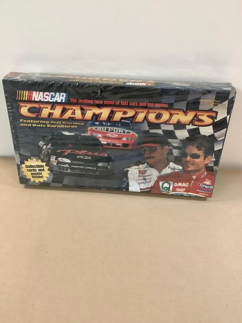 Sealed Milton Bradley Nascar Champions Race Game Includes Collectible Cards and Poster: Sealed Milton Bradley Nascar Champions Race Game Includes Collectible Cards and Poster