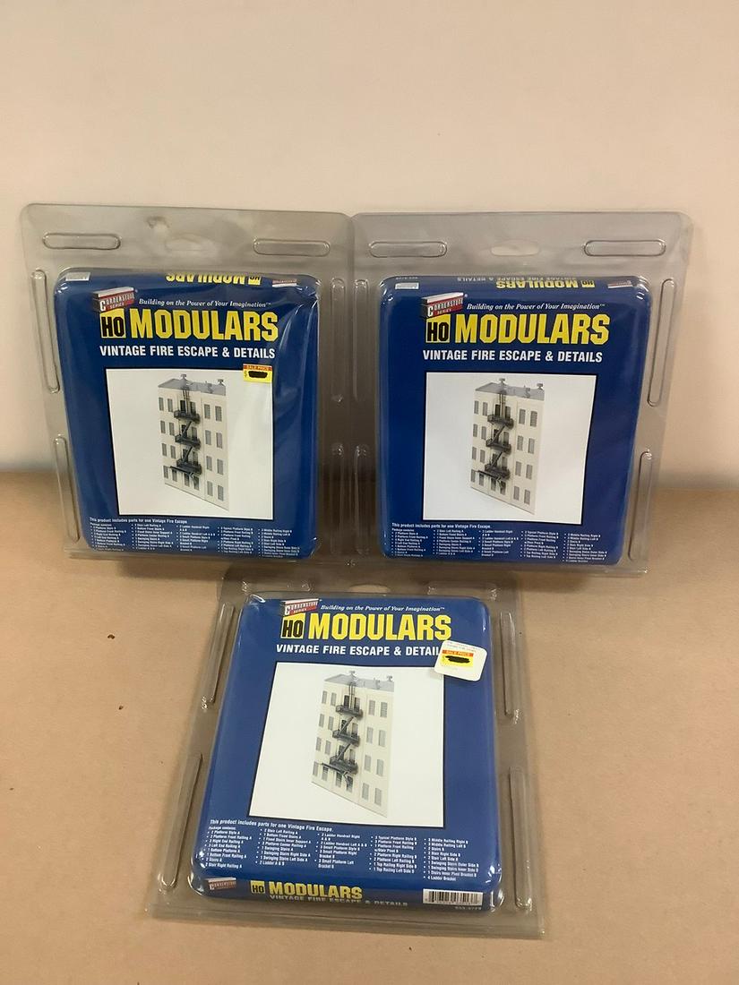 Lot of CornerStone Series HO Modulars Vintage Fire Escapes and Details NIB (1 of 1)