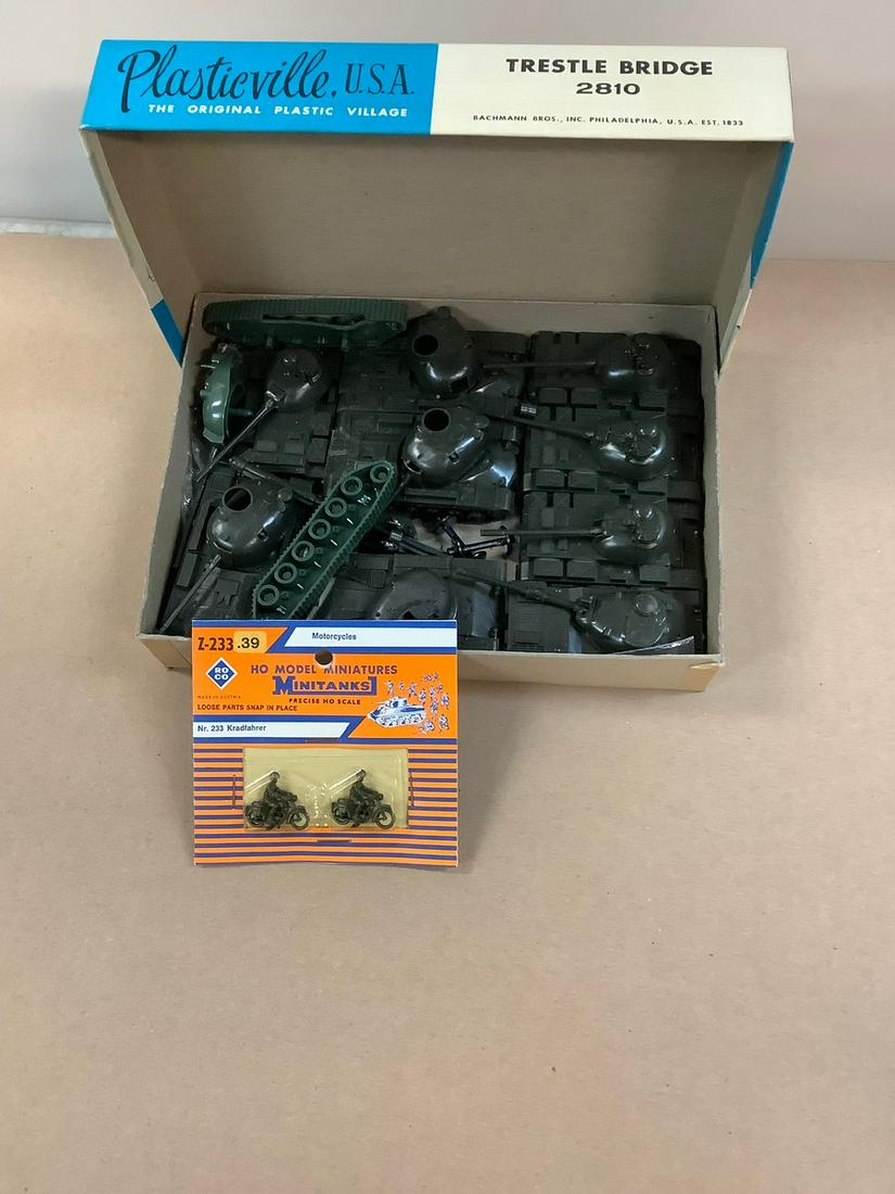 Lot of Mini Tanks and Motorcyles (1 of 1)