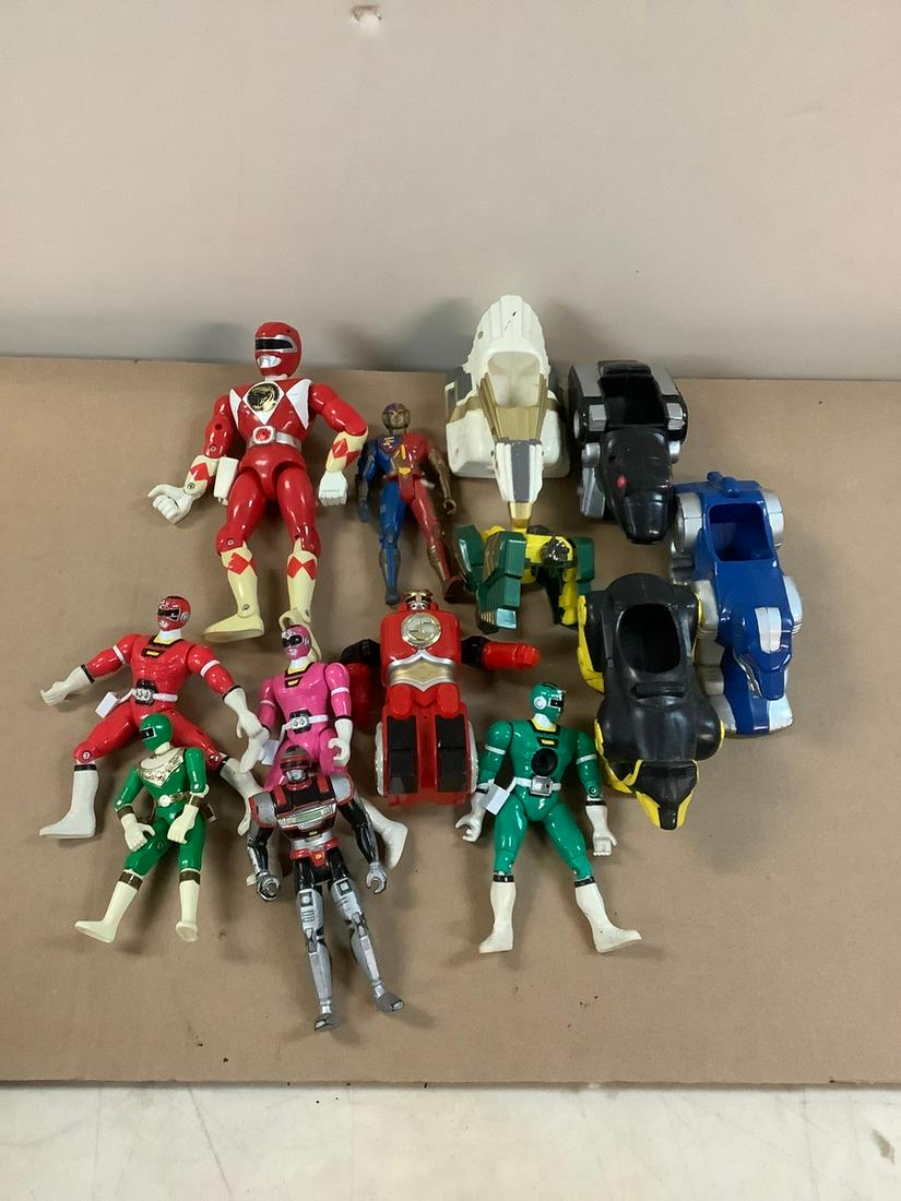 Lot of Power Ranger and Transformer Action Figures (1 of 1)