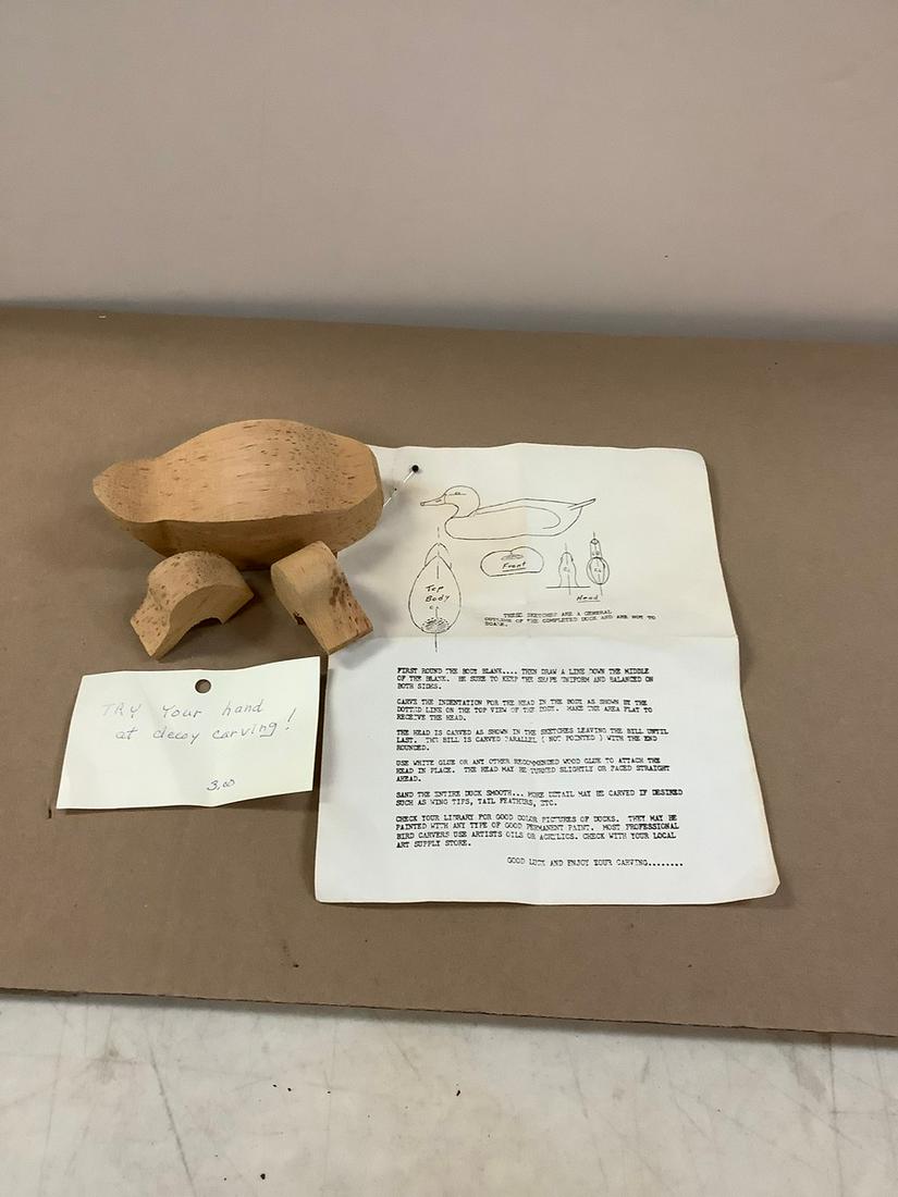 DIY Decoy Carving and Instructions: DIY Decoy Carving and Instructions