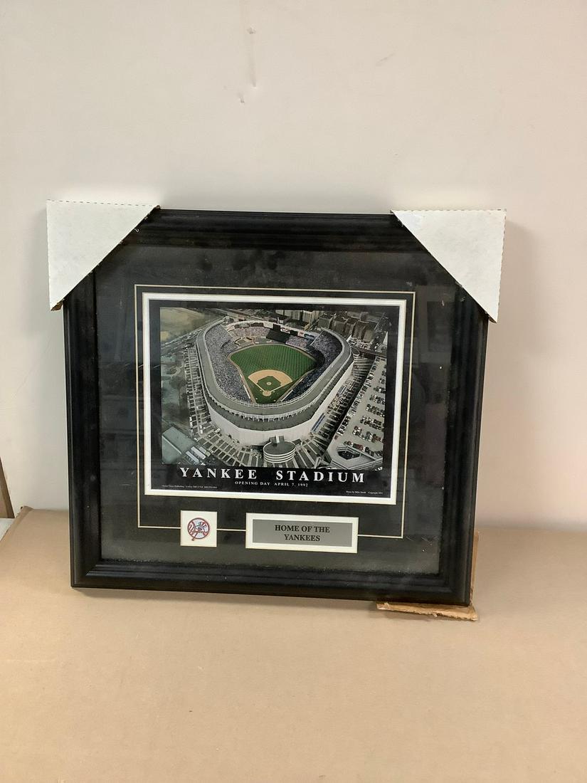 Framed Yankee Stadium Opening Day April 7, 1992 Picture 15x16 (1 of 1)