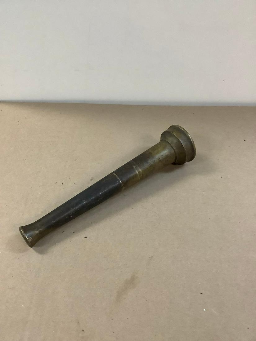 Vintage Fire Fighting Hose Nozzle 10.5 (1 of 1)