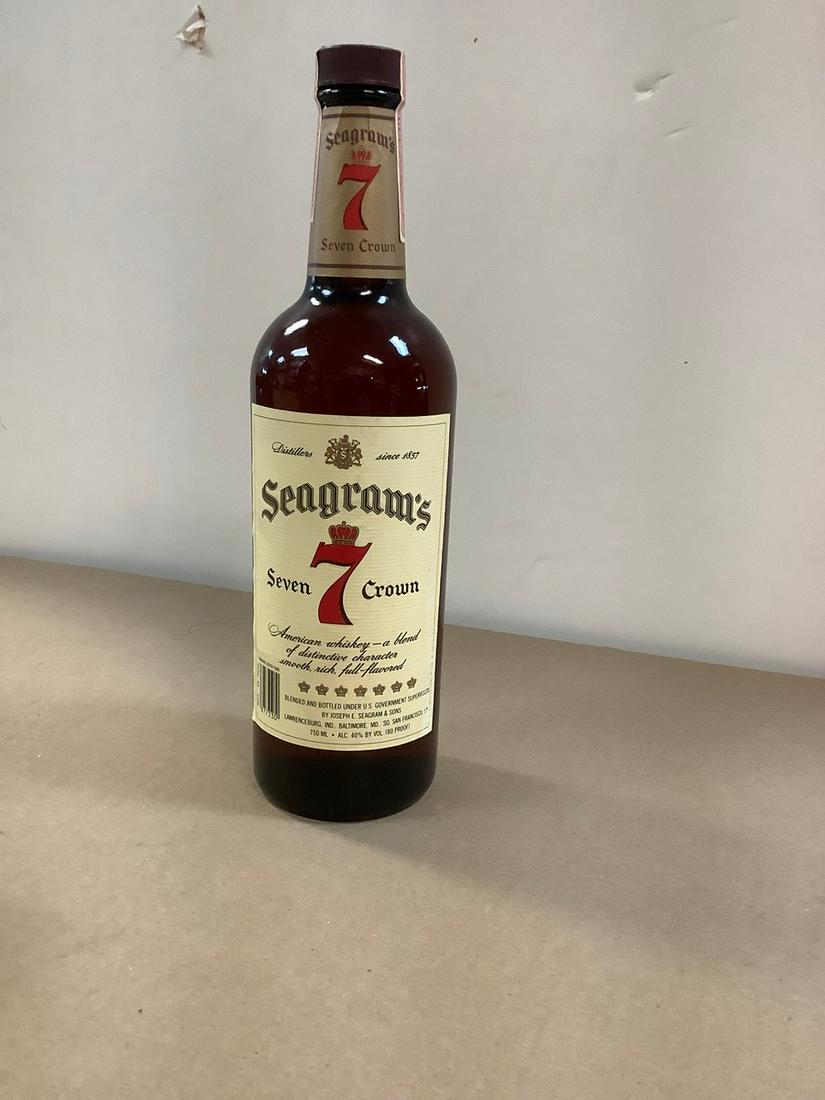 Sealed Seagram's 7 Crown Whiskey 750ml (1 of 1)