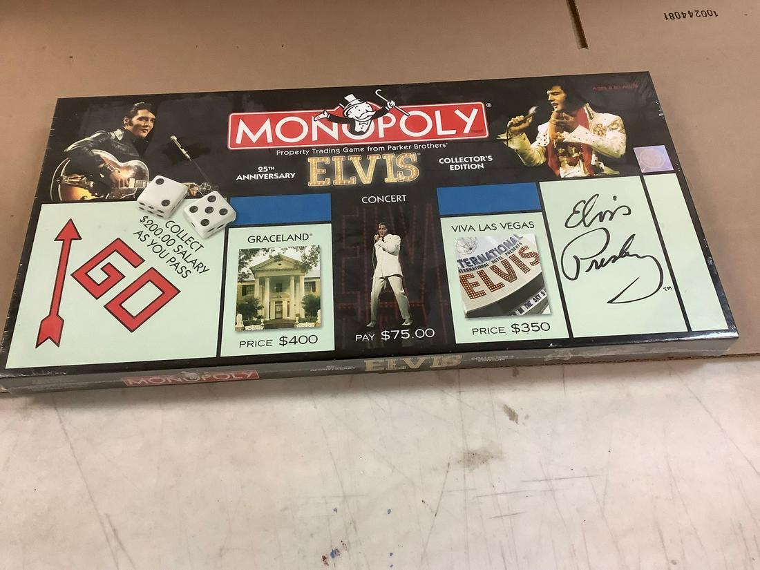 Sealed Elvis 25th Anniversary Collector's Edition Monopoly Game (1 of 1)