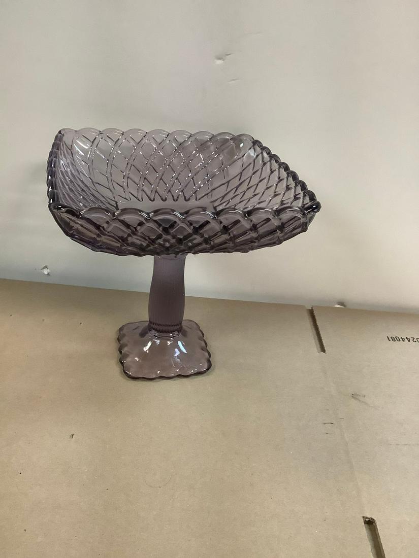 Large Purple Glass Candy Dish 9x9 (1 of 1)
