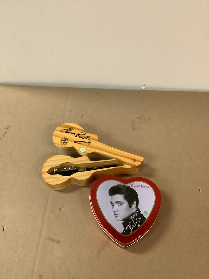Elvis Presley Pen in Wooden Guitar Box and More: Elvis Presley Pen in Wooden Guitar Box and More