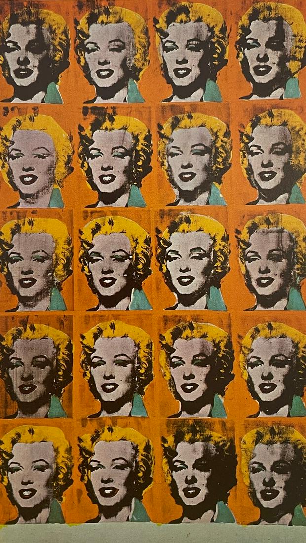 Andy Warhol - Marilyn Monroe, 1962: ANDY WARHOL (1928-1987) Marilyn Monroe, 1962 Print in Colors, Printed in the 1970s 4 3/4" x 8" Andy Warhol was a leading figure in the Pop Art movement. Like his contemporaries Roy Lichtenstein and Ro